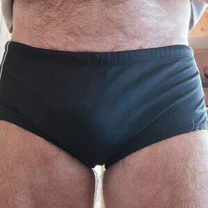 Mens speedo style swimsuit brief